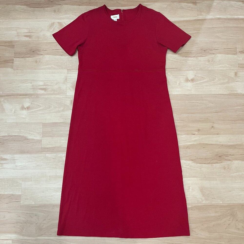 Talbots Dark Red Dress